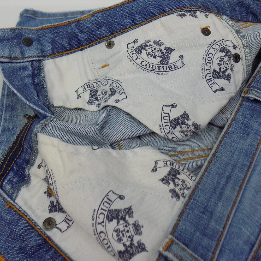 Vintage Juicy Couture Denim Capri Jeans Size 29 - Picture 11 of 13
